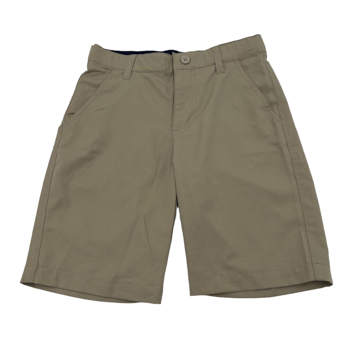 Adjustable Waist Khaki Shorts