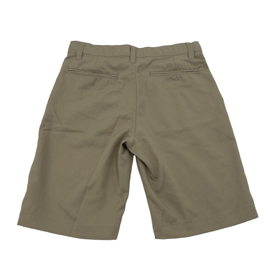 Adjustable Waist Khaki Shorts