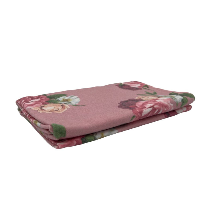 Cotton Swaddle Blanket / Floral