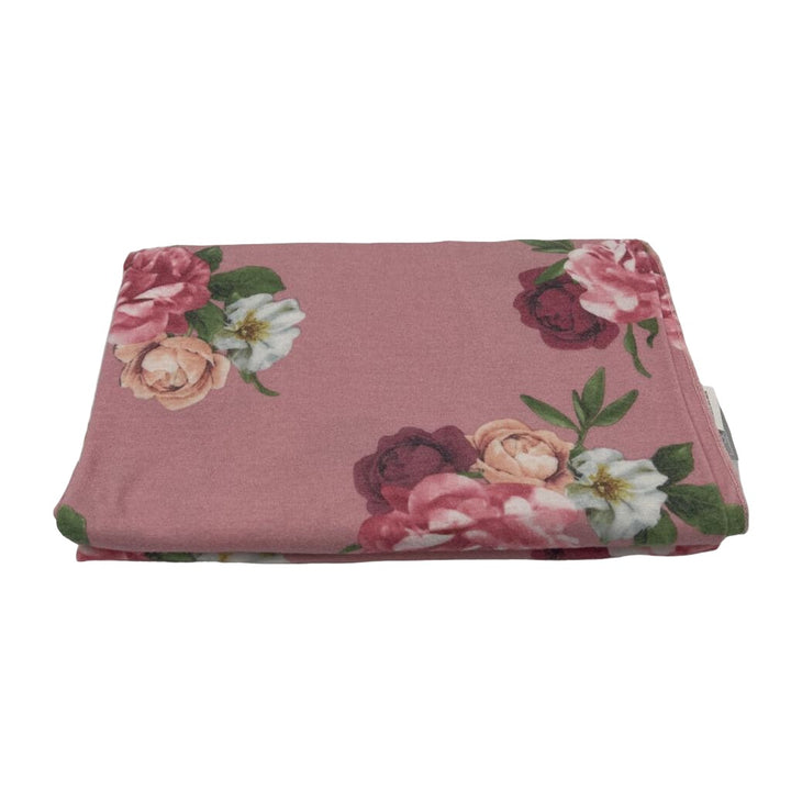 Cotton Swaddle Blanket / Floral