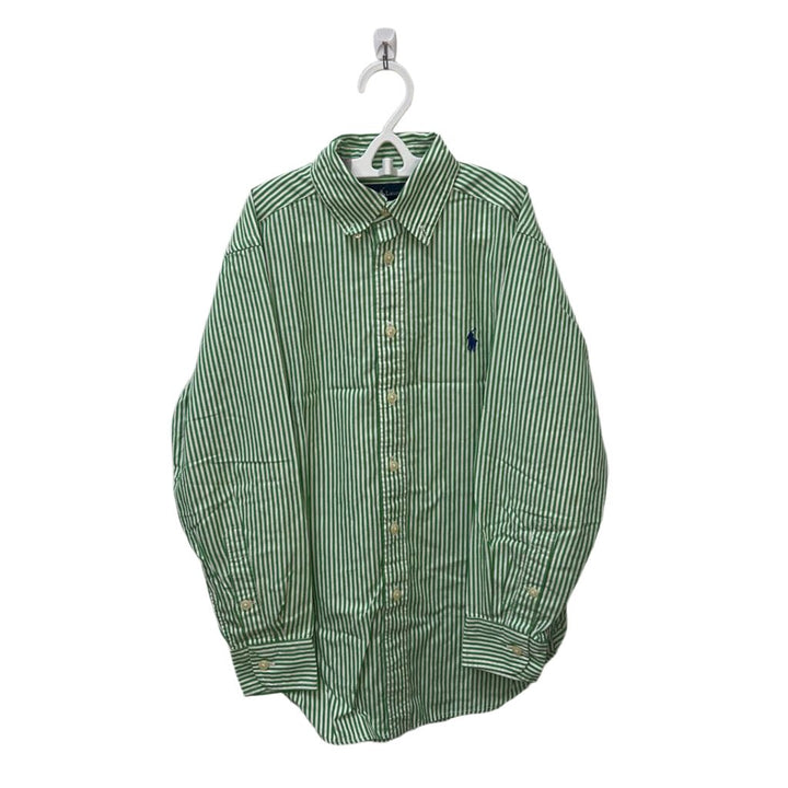 LS Collared Button Down / Striped