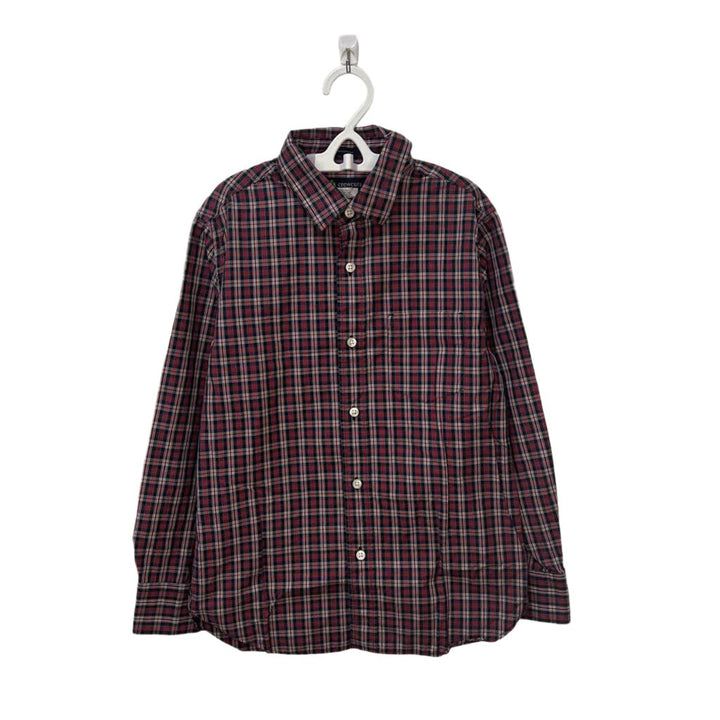 LS Collared Button Down / Checkered