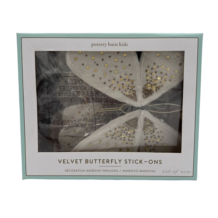 Velvet Butterfly Stick-Ons