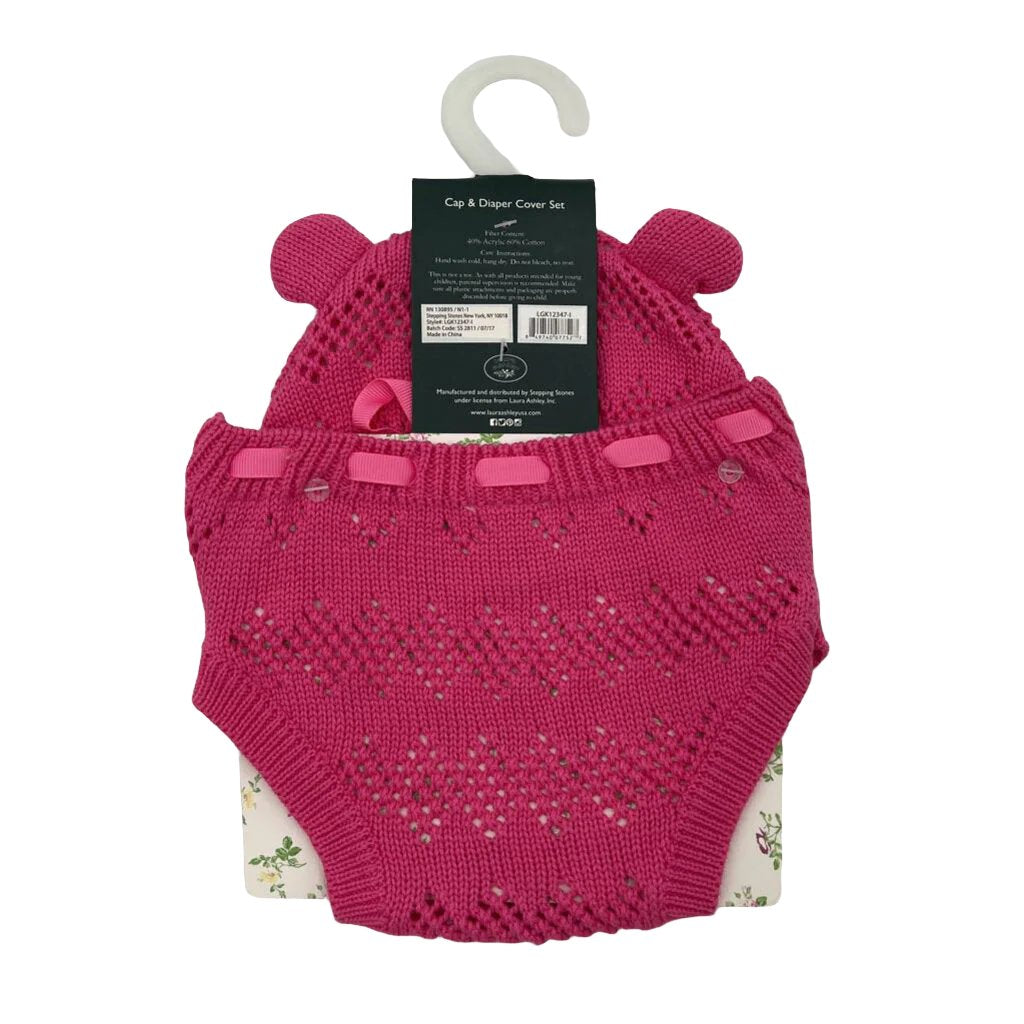 Cap & Diaper Cover Set