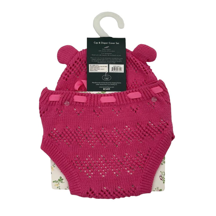 Cap & Diaper Cover Set