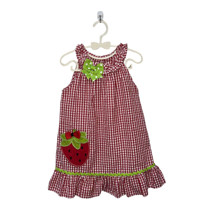 Checkered Strawberry Dress