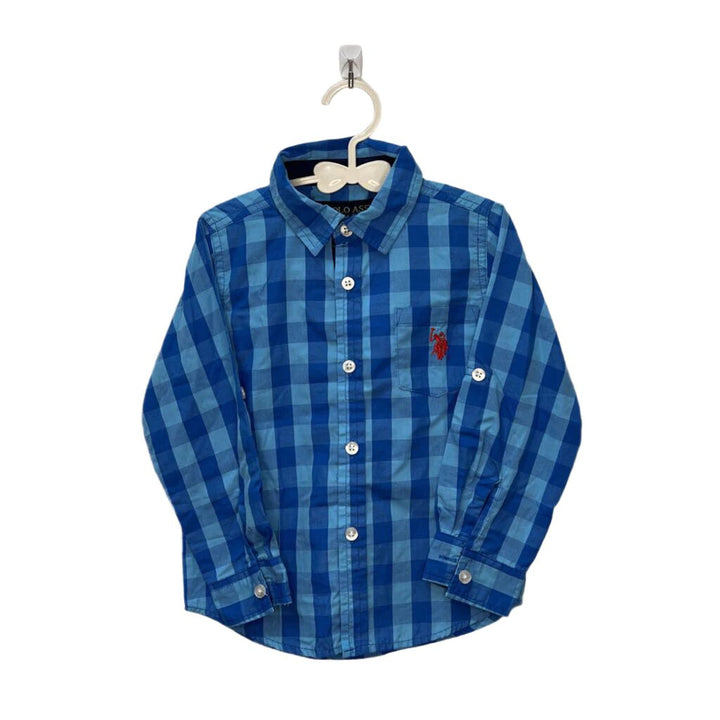 LS Collared Button Up / Checkered