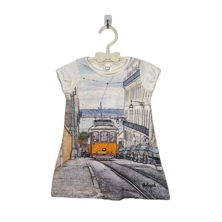 Graphic "Portugal" Dress