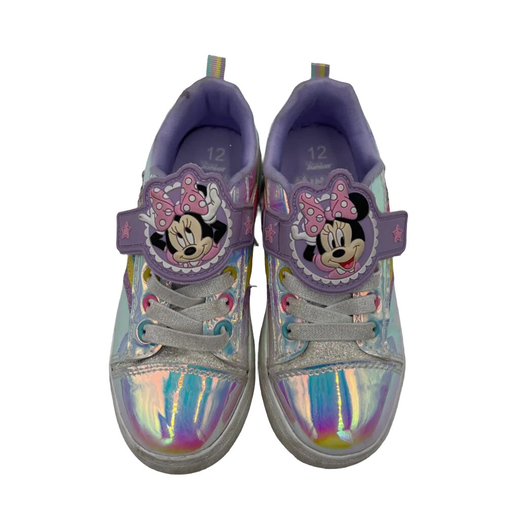 Velcro Pearlized Shoes / Minnie Mouse