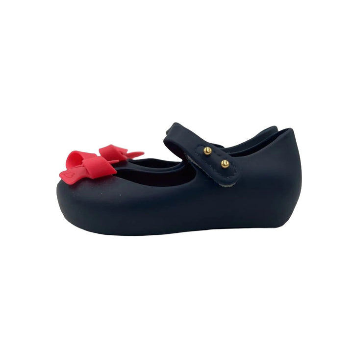 Velcro Peak A Boo Toe Slip On Shoes / Bow