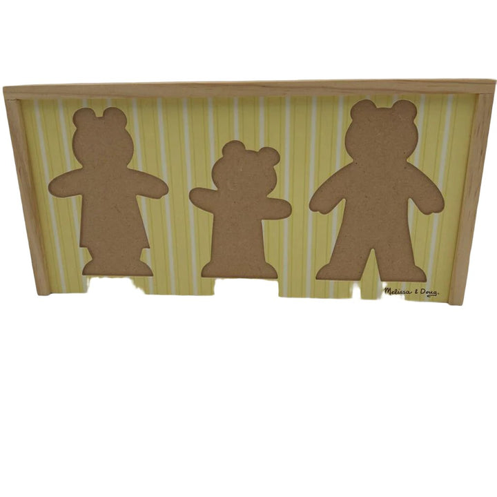 Wooden Dress-Up Puzzle Bear Family