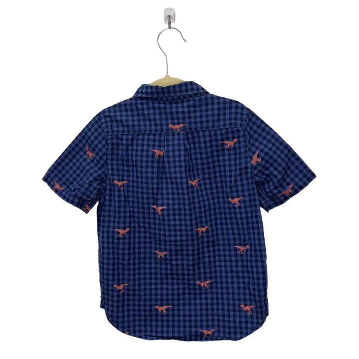 SS Checkered Collared Shirt / Dino