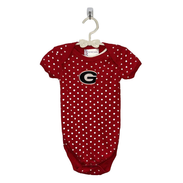 SS Onesie / GA Bulldogs Polka Dot