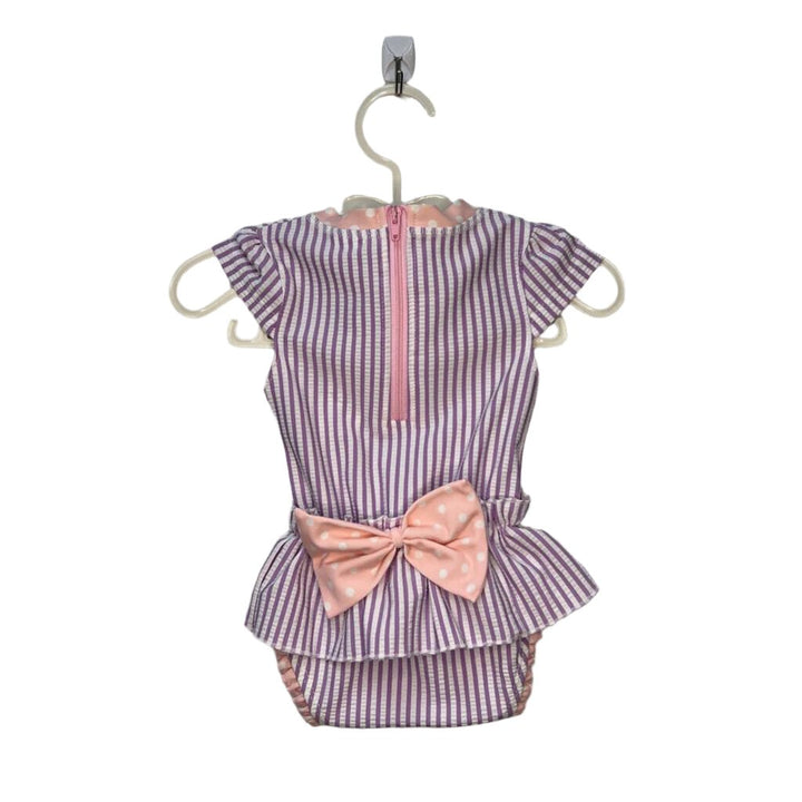 Striped 1 PC Swimsuit