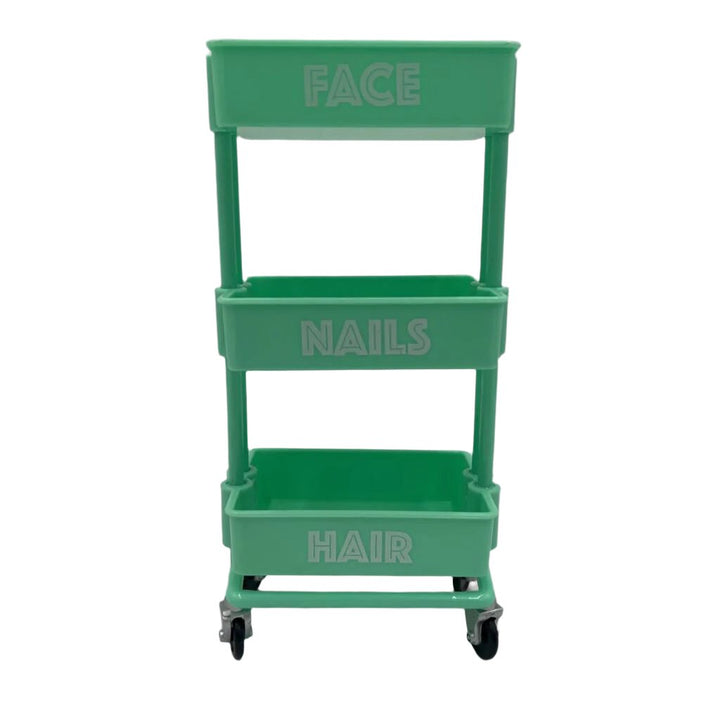 3 Tier Rolling Doll Cart