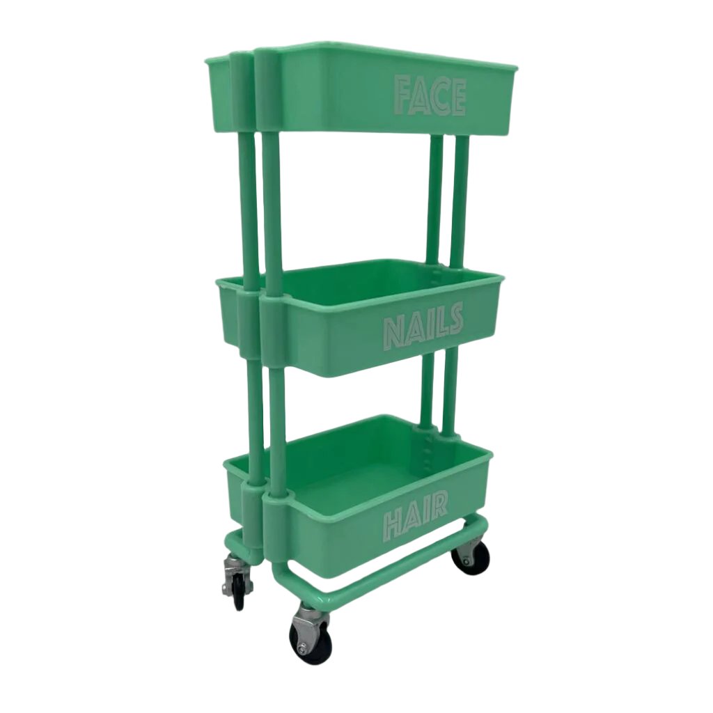 3 Tier Rolling Doll Cart