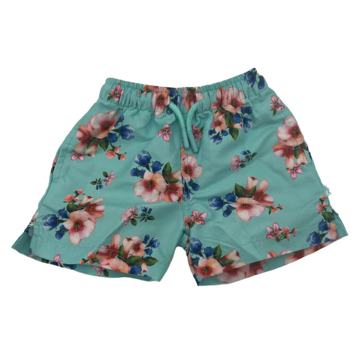 Elastic Waist Shorts / Flowers