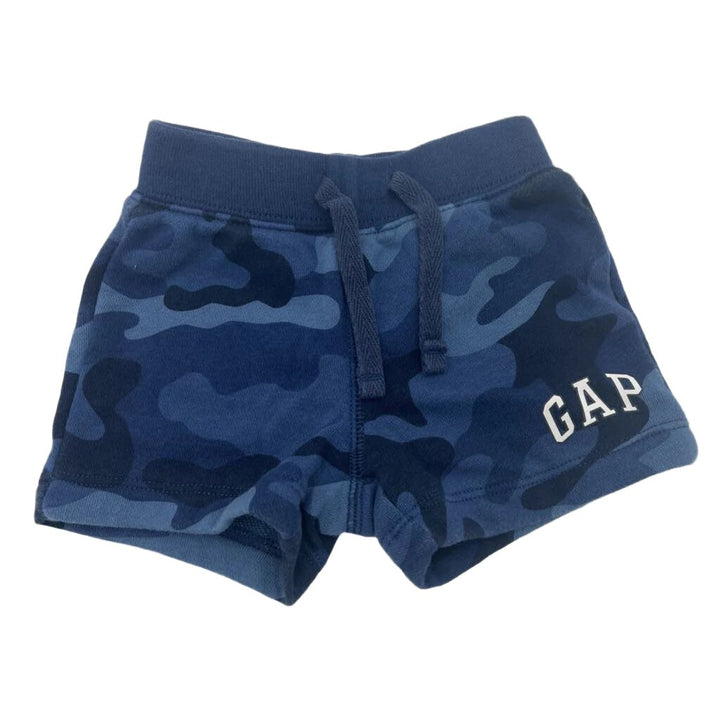 Elastic Waist Shorts / Camo + Gap Decal