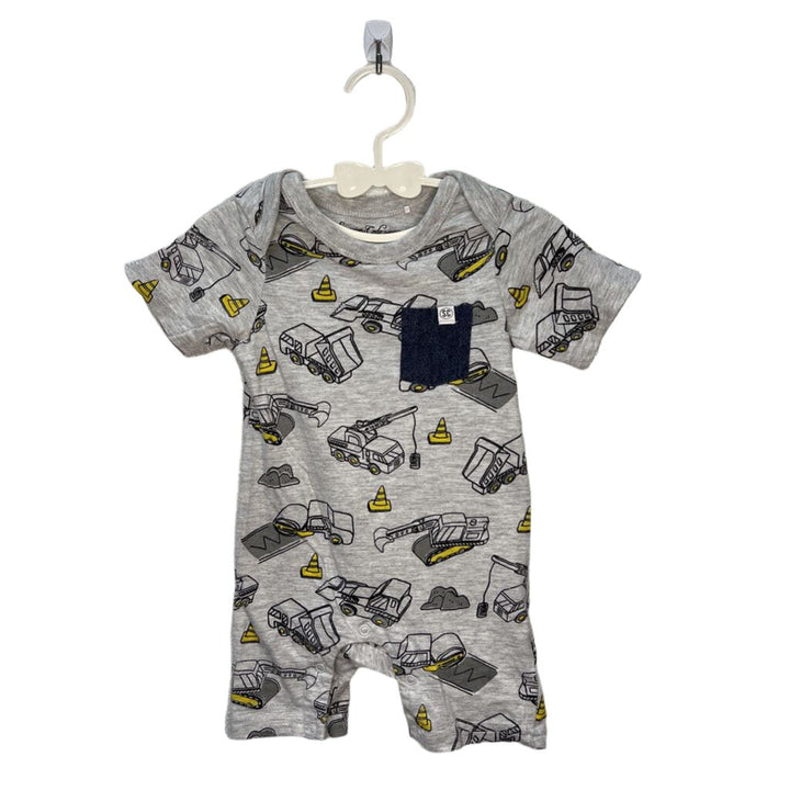 SS Romper / Construction Vehicles