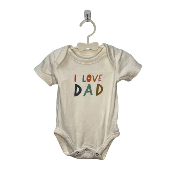 "I Love Dad" SS Onesie