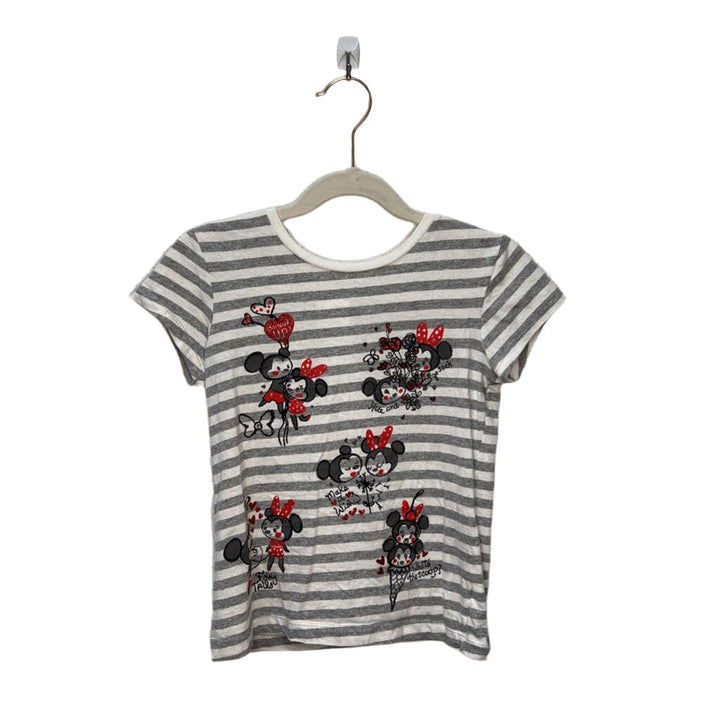 Striped Mickey & Minnie T-Shirt