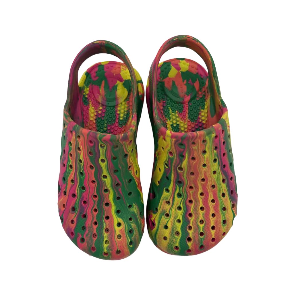 Slide On Water Shoes / Tie Dye