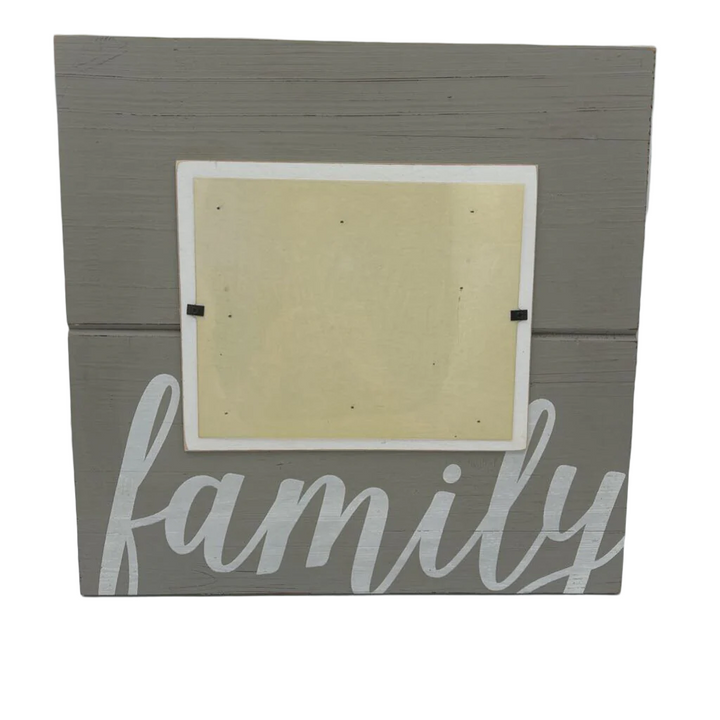 Wooden Family Picture Frame