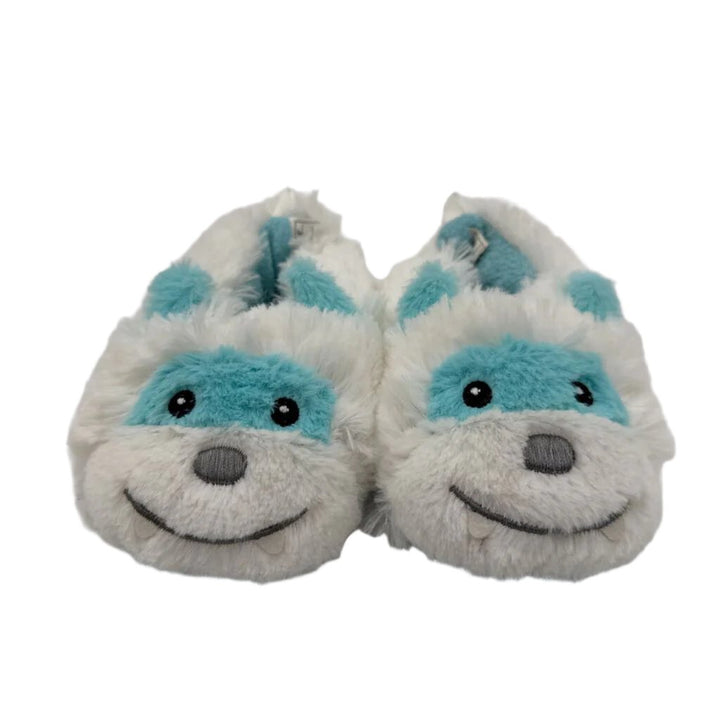 Slip On Fuzzy Slippers / Abdominal Snowman