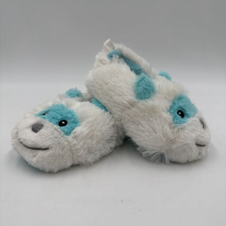 Slip On Fuzzy Slippers / Abdominal Snowman