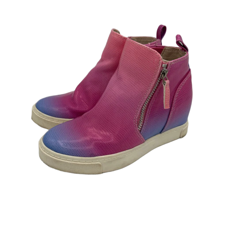 Zip Up Wedge Tennis Shoes