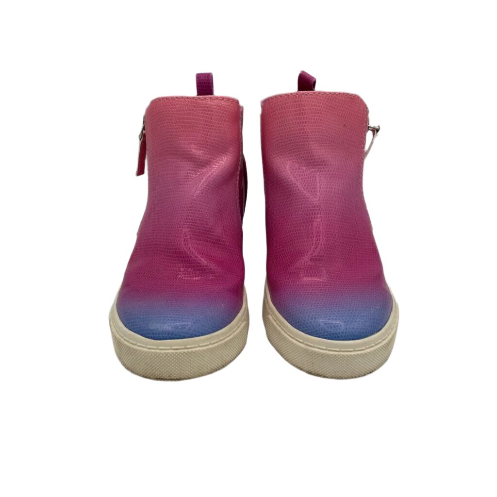 Zip Up Wedge Tennis Shoes