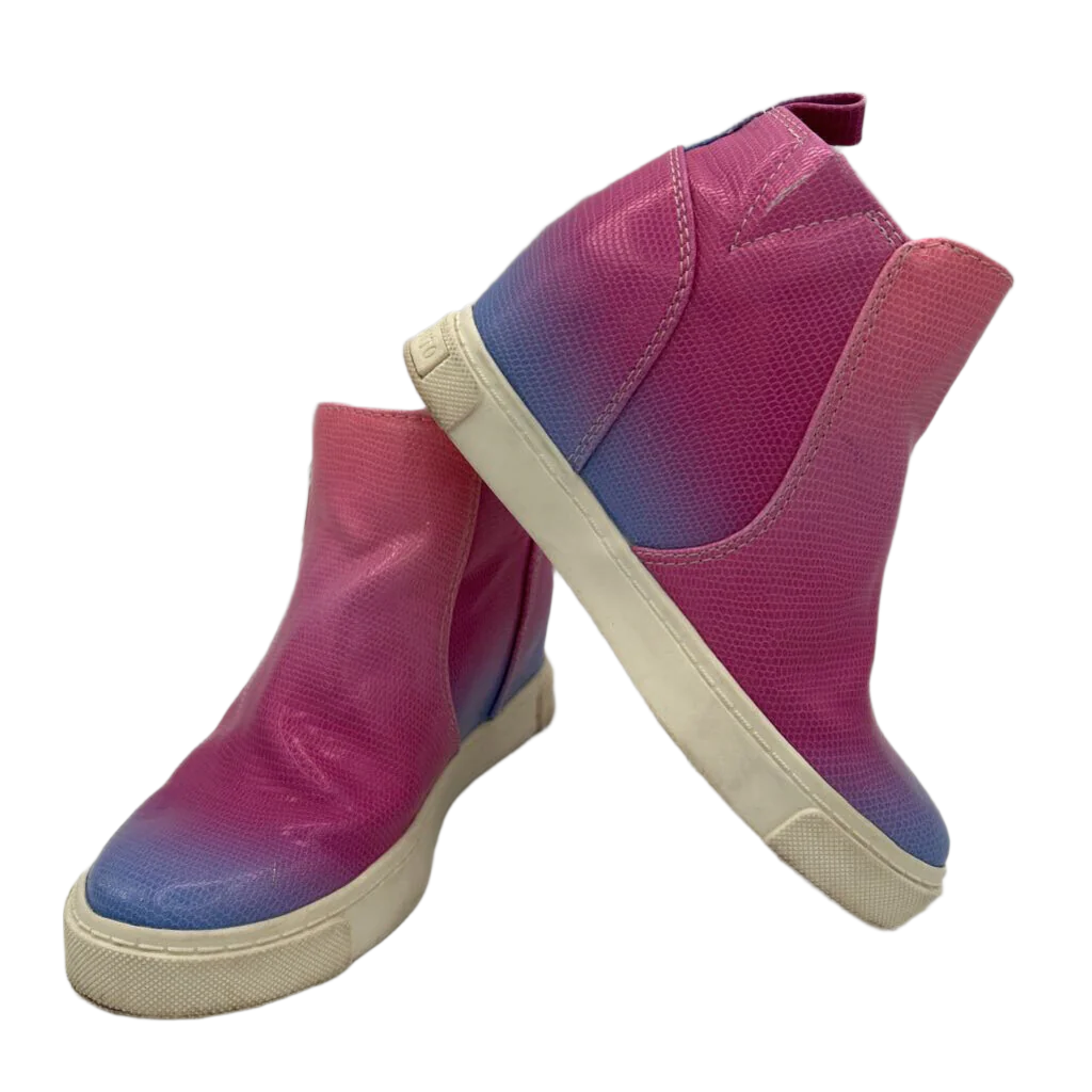 Zip Up Wedge Tennis Shoes