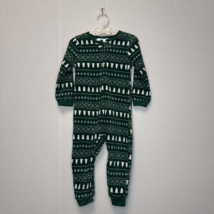 LS Footless Onesie / Christmas Trees