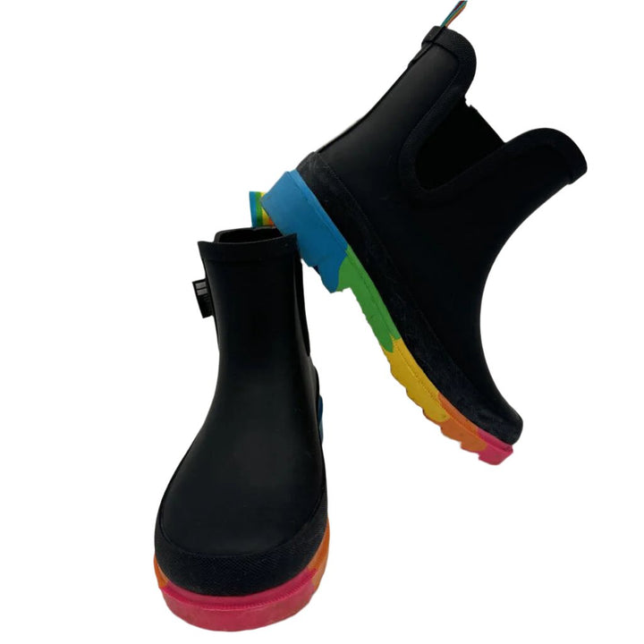 Rainbow Rubber Boots