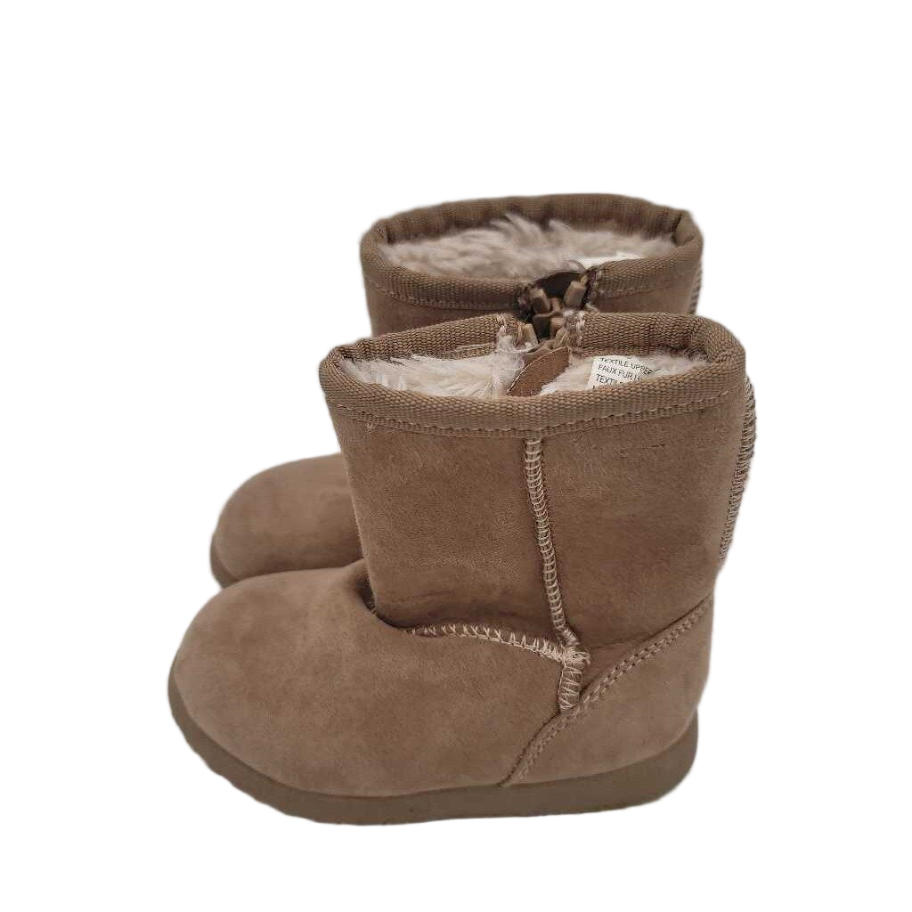 Zip Up Fleece Lined Boots
