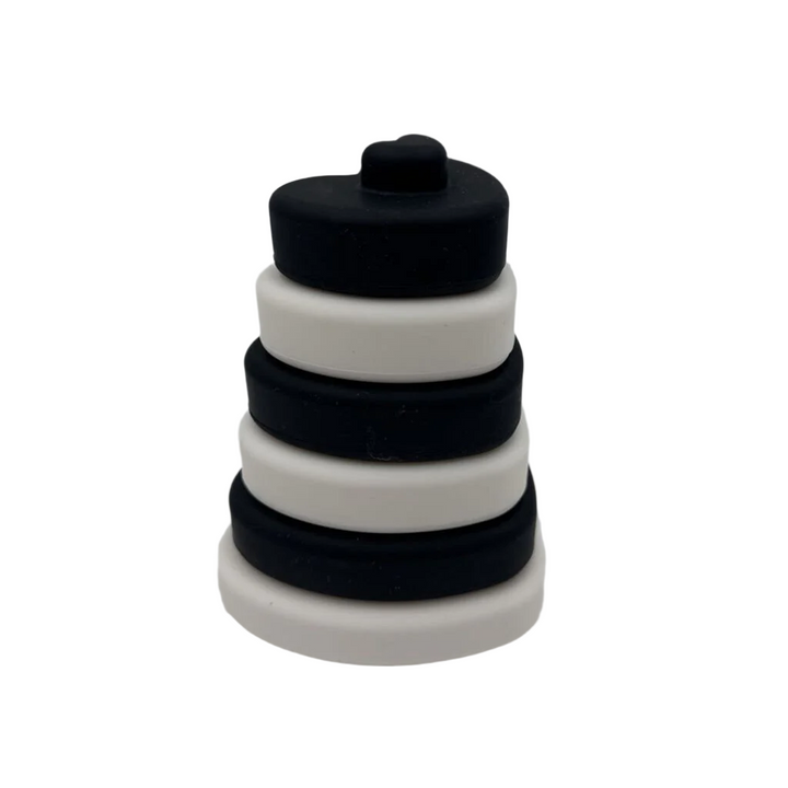 Silicone Heart Stacking Toy