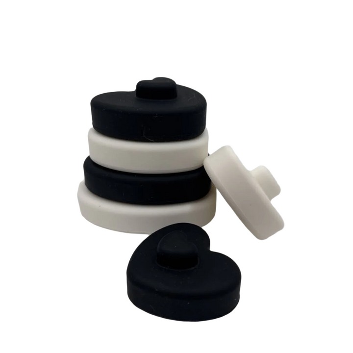 Silicone Heart Stacking Toy