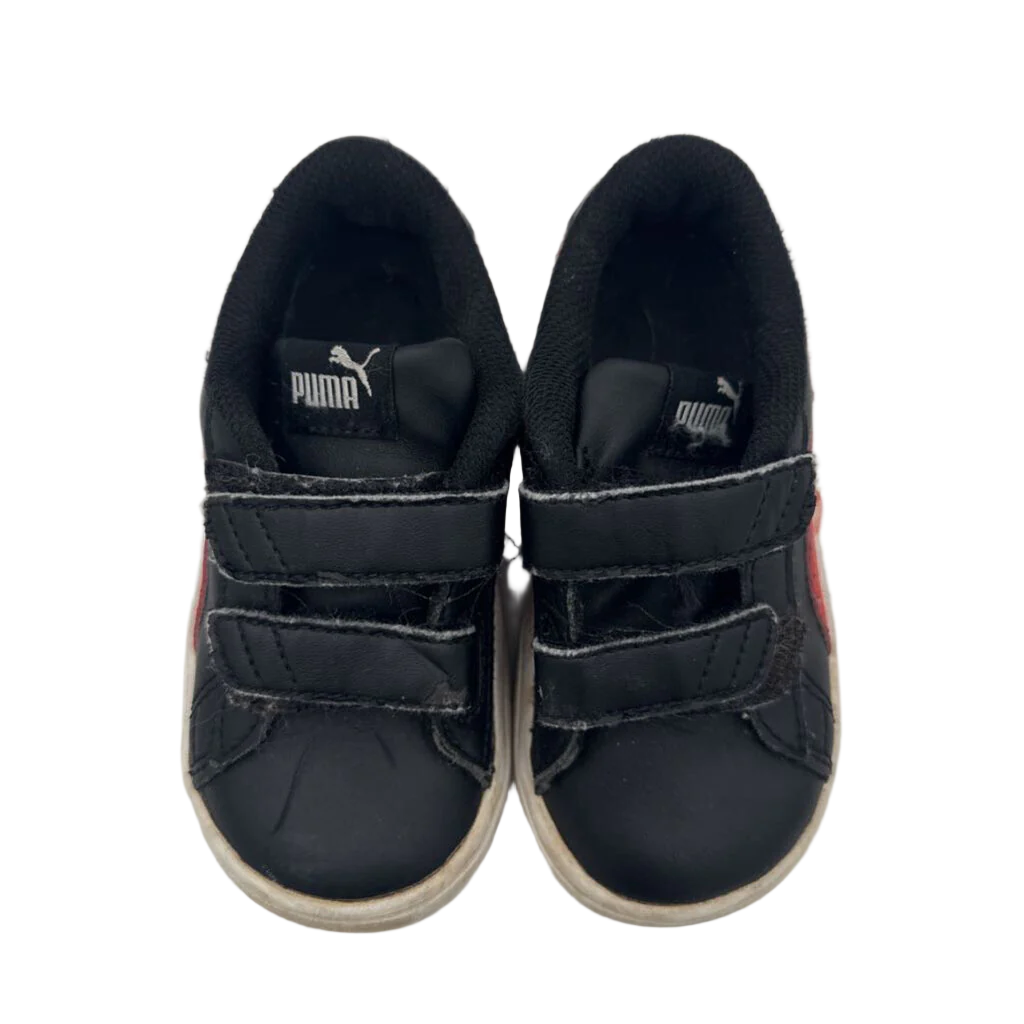 Velcro Sneakers / Red Stripe