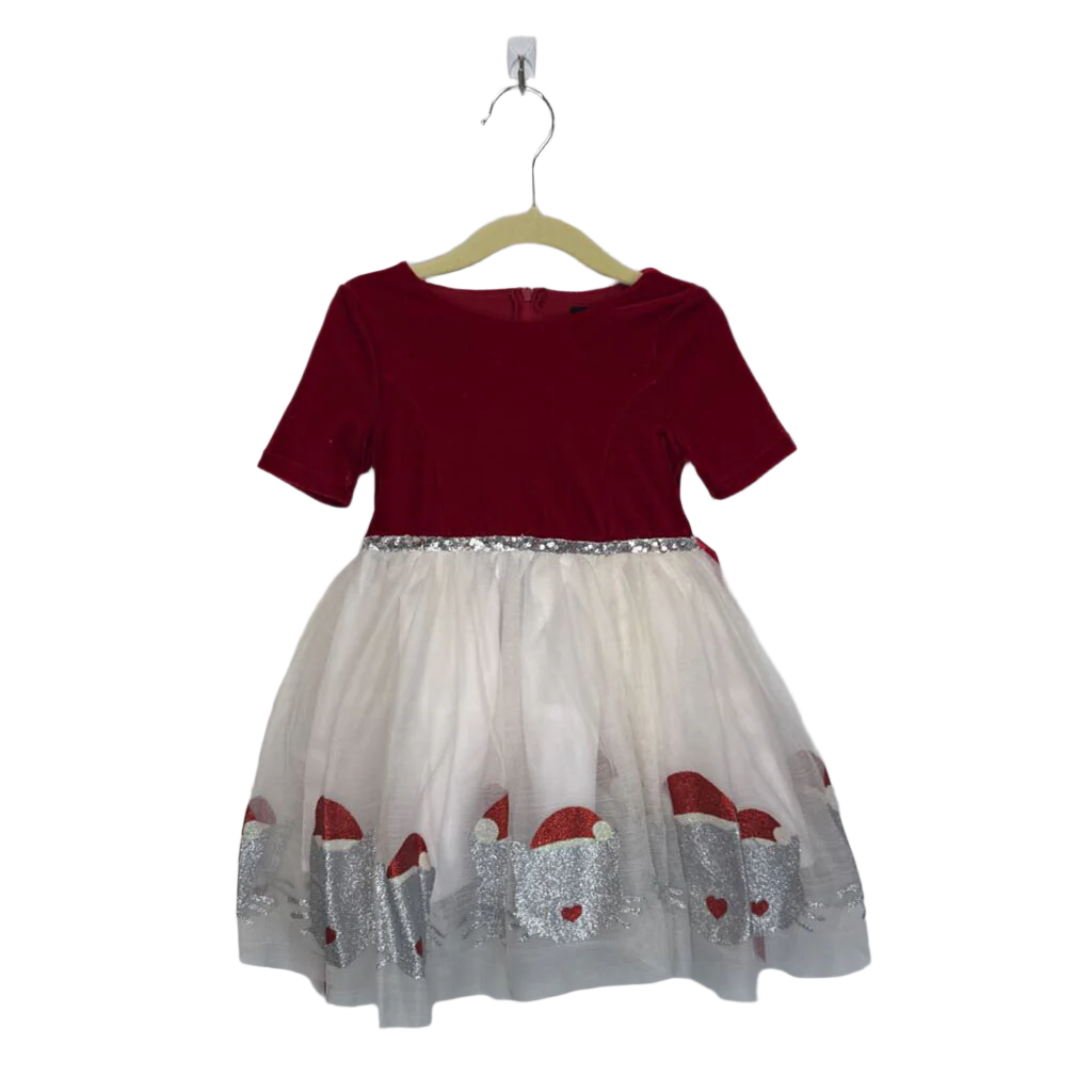 SS Velvet Top + Tulle Skirt Dress / Cats