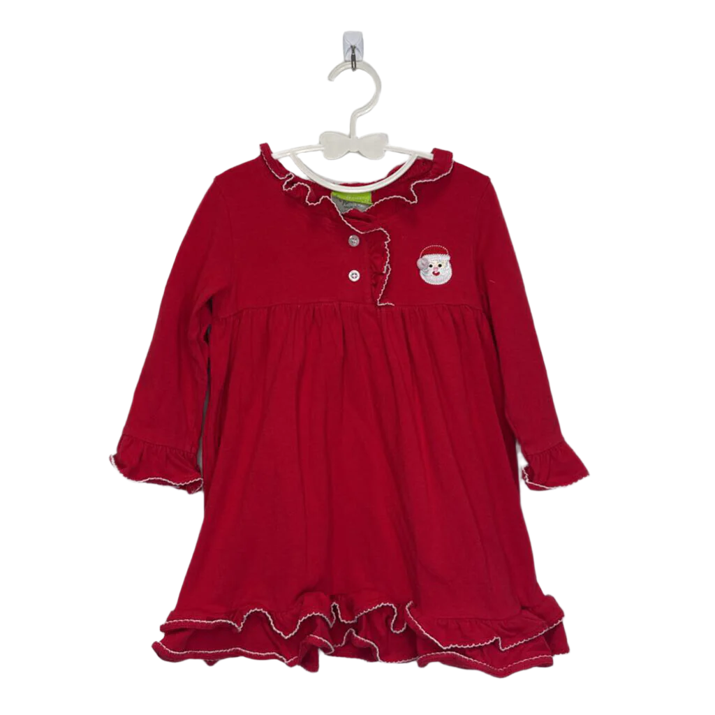 LS Collared Empire Waist Nightgown