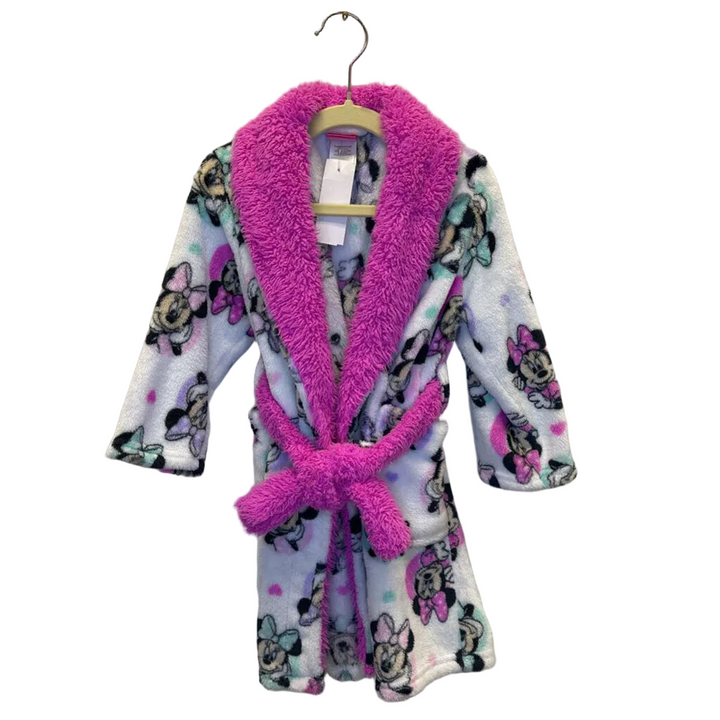 Fleece Bathrobe / Minnie Mouse