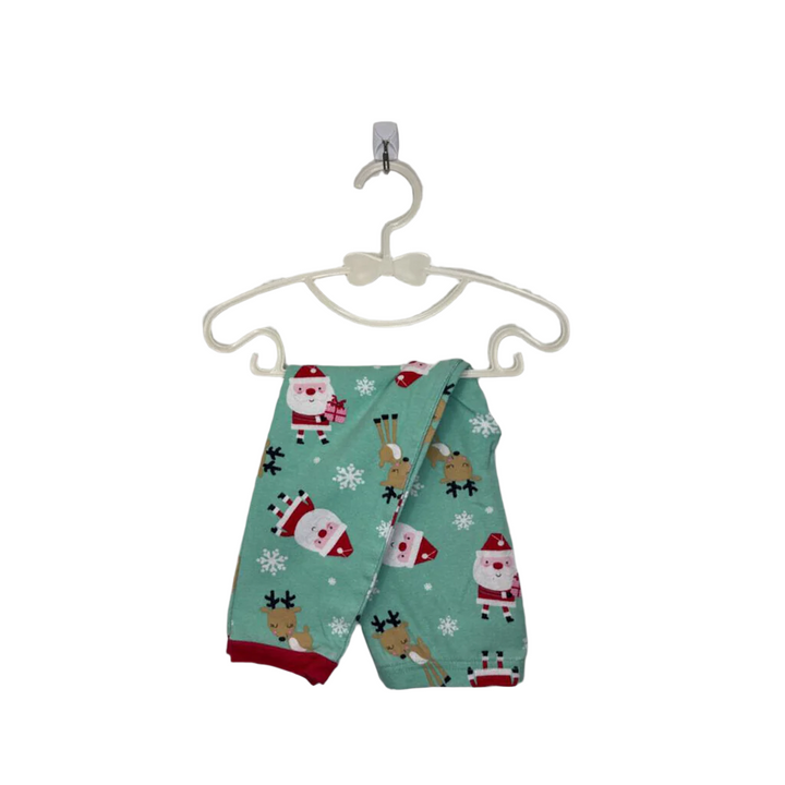 LS Shirt + Pants Pajamas / Santa + Reindeer