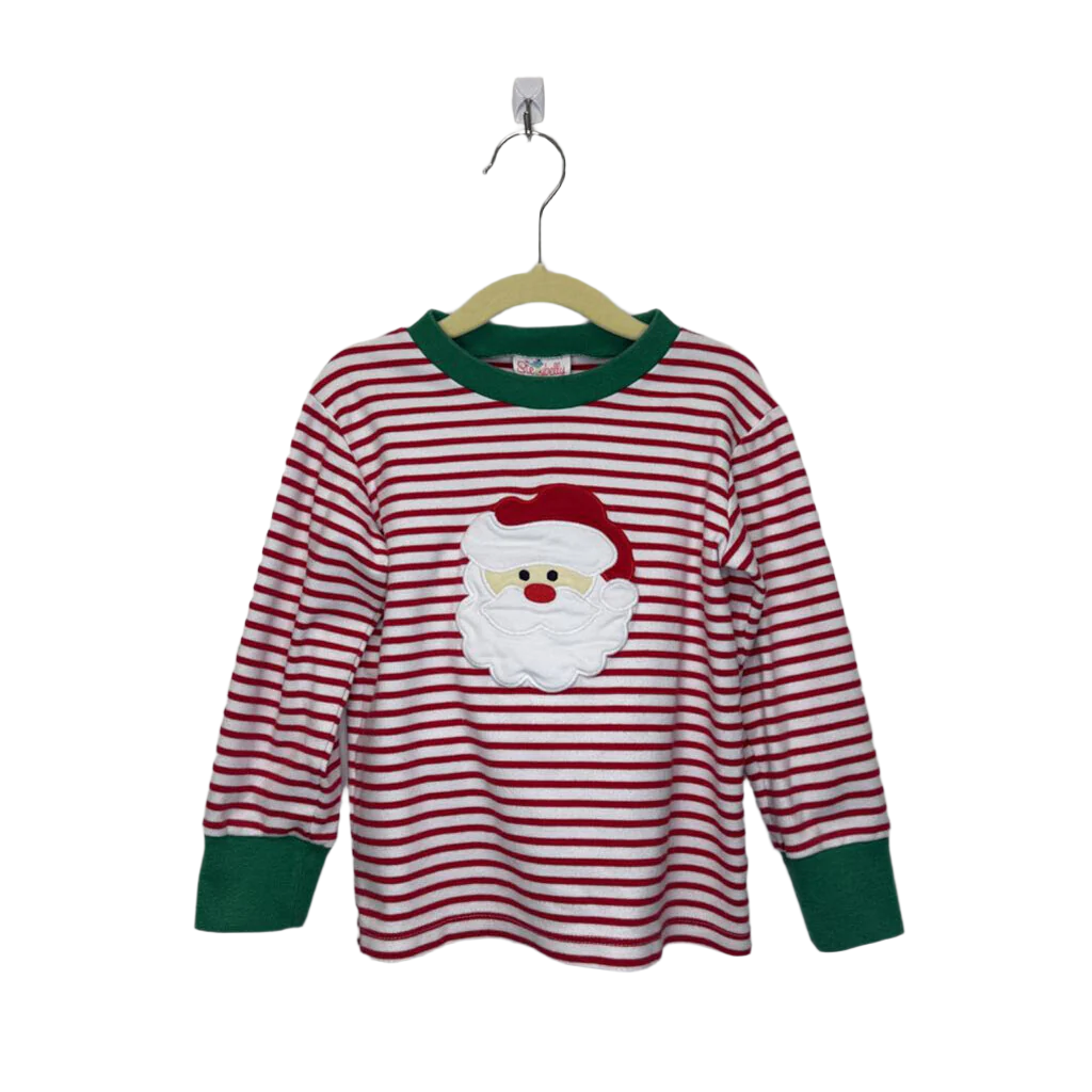 LS Shirt + Pants / Santa + Stripes