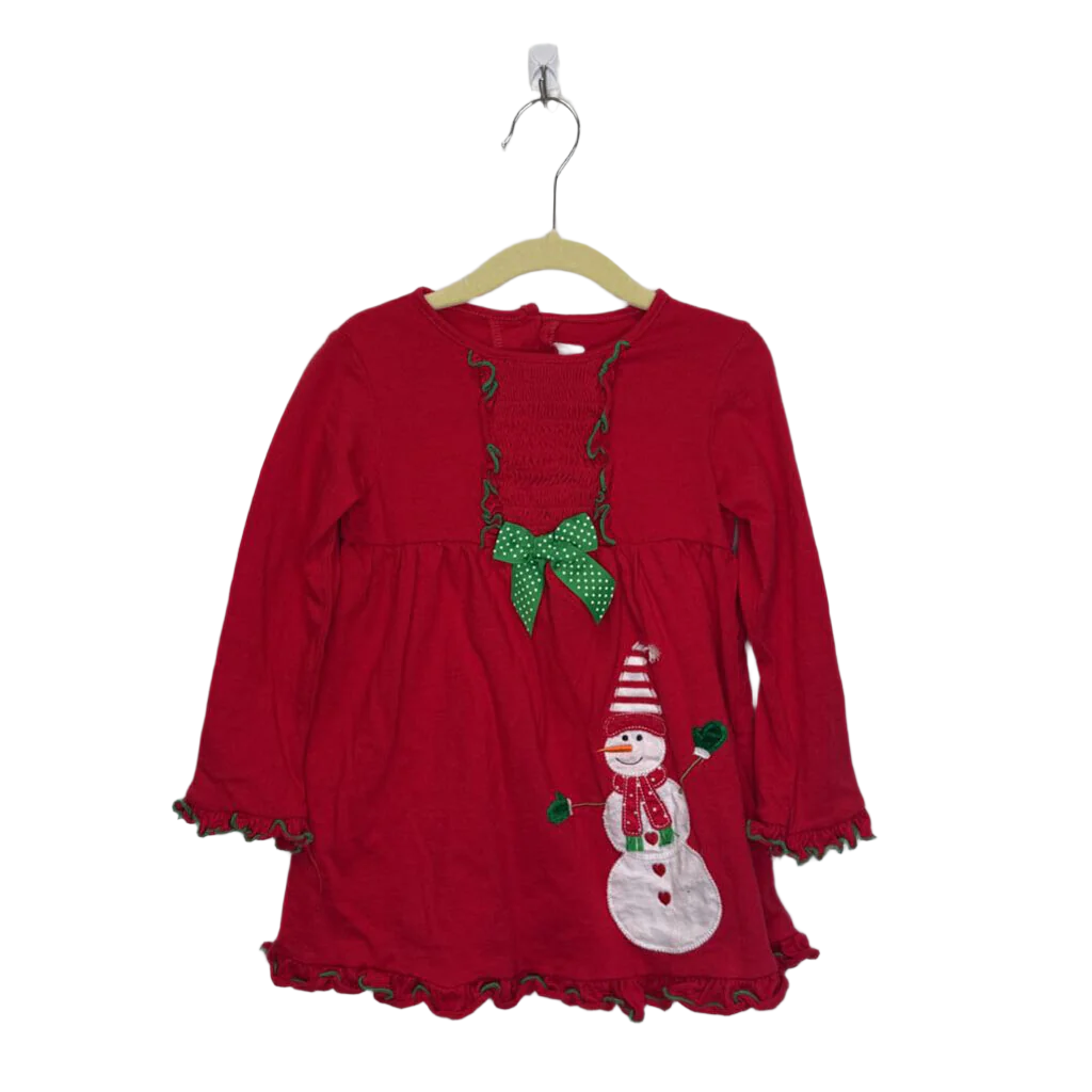 LS Snowman Dress