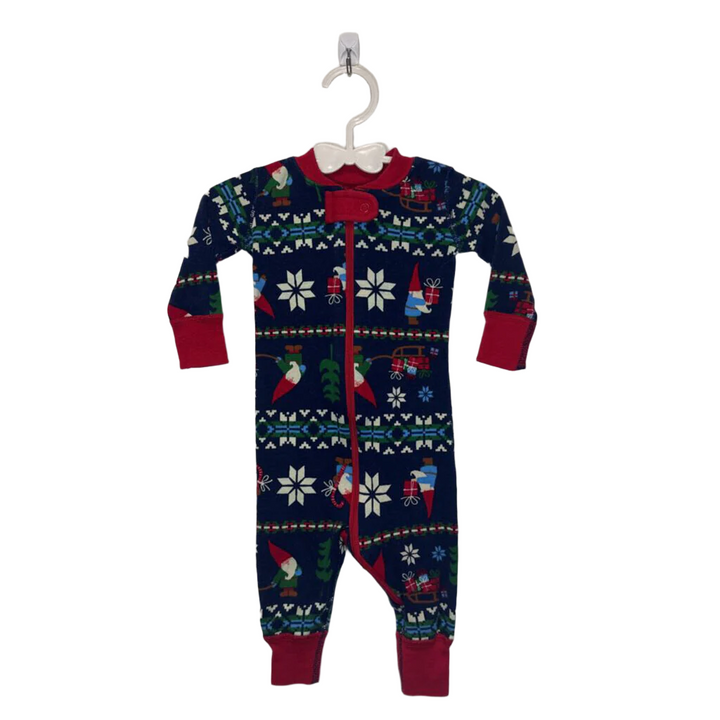 LS Christmas Footless Onesie