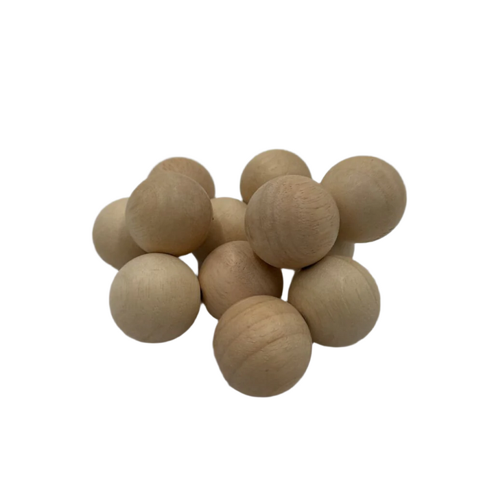Baby Beas Natural Wood Rattle
