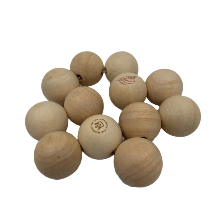 Baby Beas Natural Wood Rattle