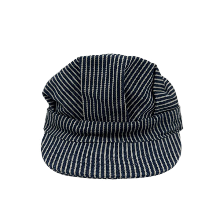 Striped Engineer Cap