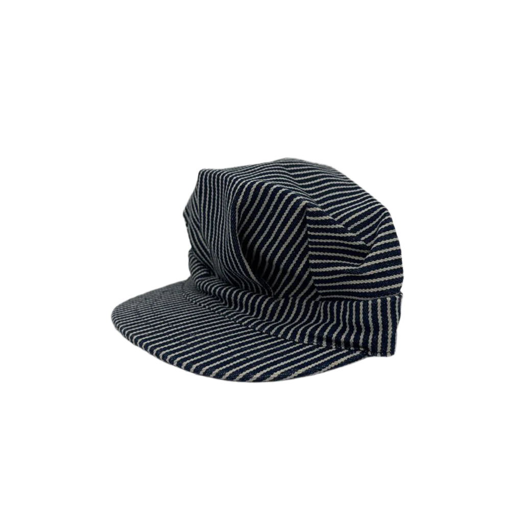 Striped Engineer Cap