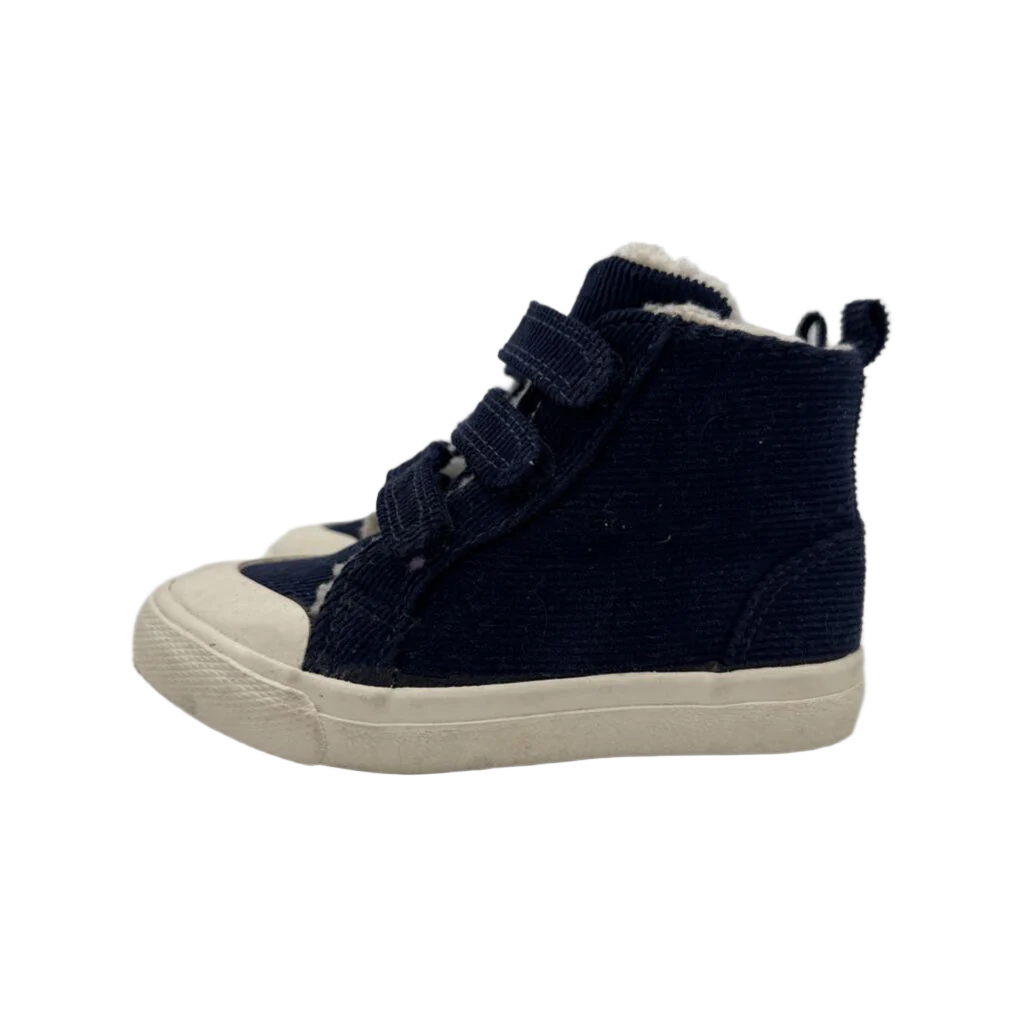 Corduroy Fleece Lined High Tops